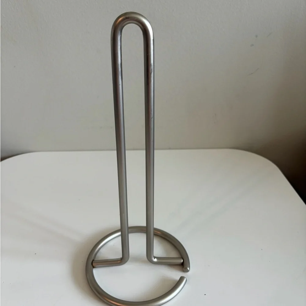 🖤 Design Ideas Metal Paper Towel Holder – Sleek & Sturdy – 12.75” Tall